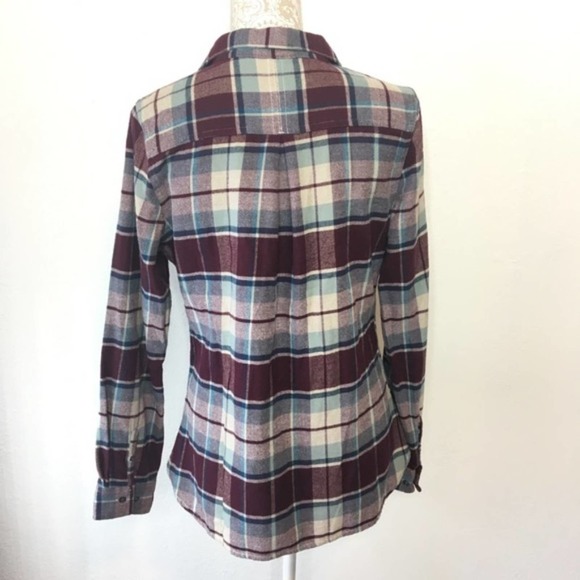 Woolrich Flannel Plaid MED Cotton Button Down 1236 - Picture 3 of 7